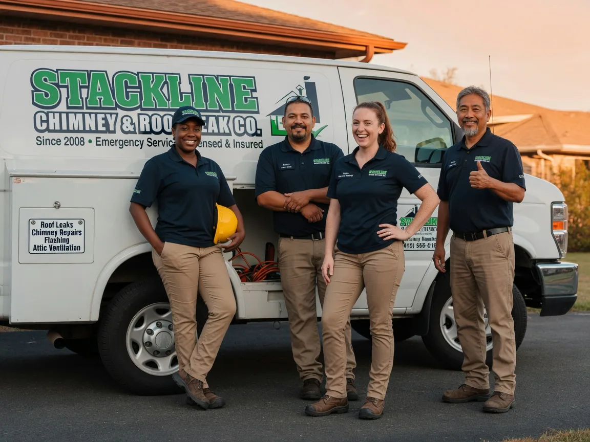 Chimney flashing repair company in Coleman, OK
